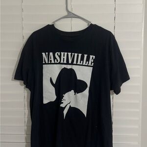 Brandy Melville Nashville Graphic Black T-Shirt
